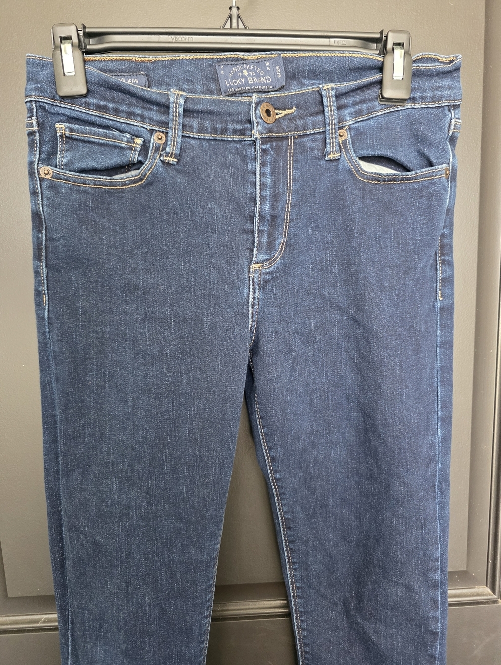 Lucky Brand Brooke Legging Jeans Women 6/28 Dark Wash Skinny Stretch Mid Rise - Picture 3 of 9